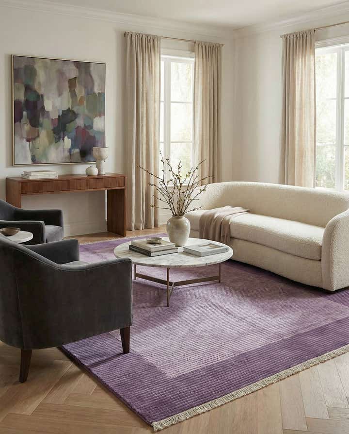 5' 6 x 8' Hand Knotted Darya Wool Rug