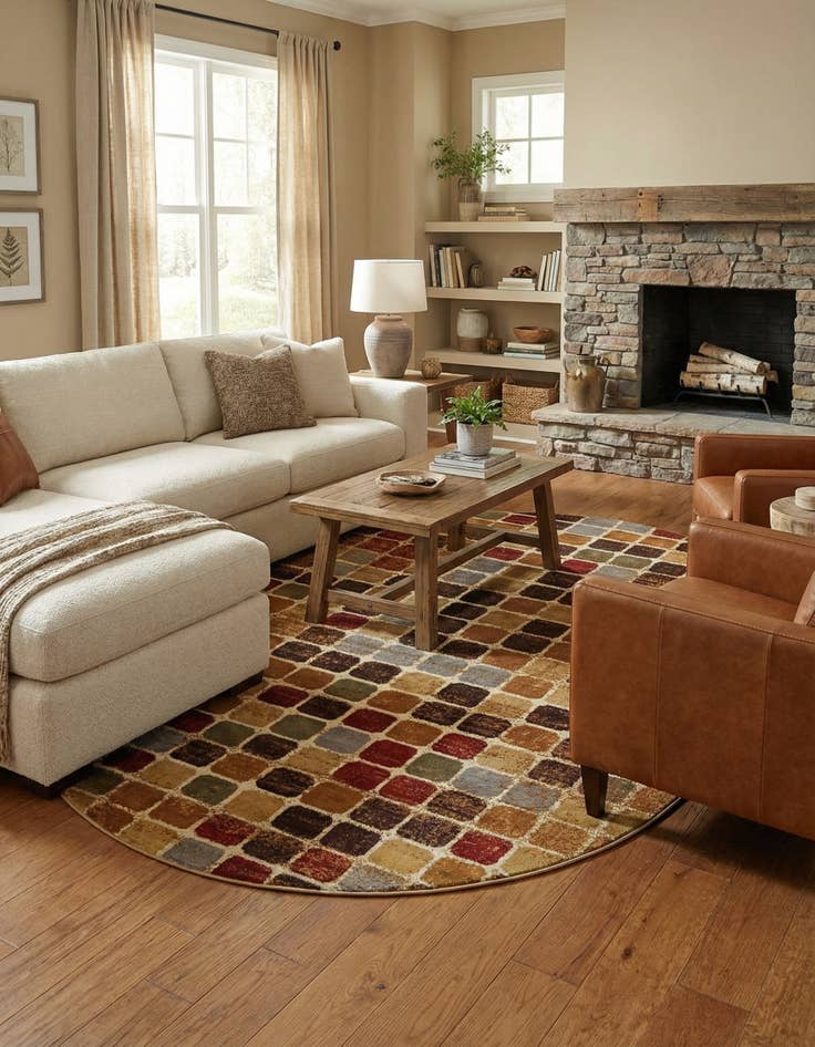 Detail image of 7' 10 x 10' Cafe Oval Rug