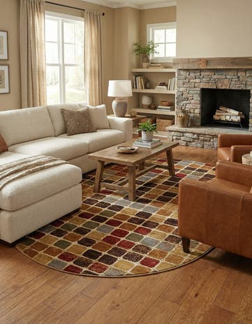 Cafe Oval Rug