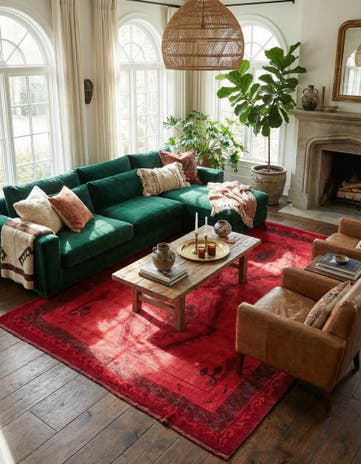 9' 1 x 12' 5 Hand Knotted Moroccan Wool Rug