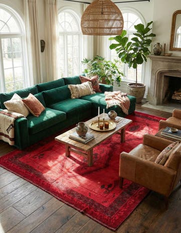 9' 1 x 12' 5 Hand Knotted Moroccan Wool Rug