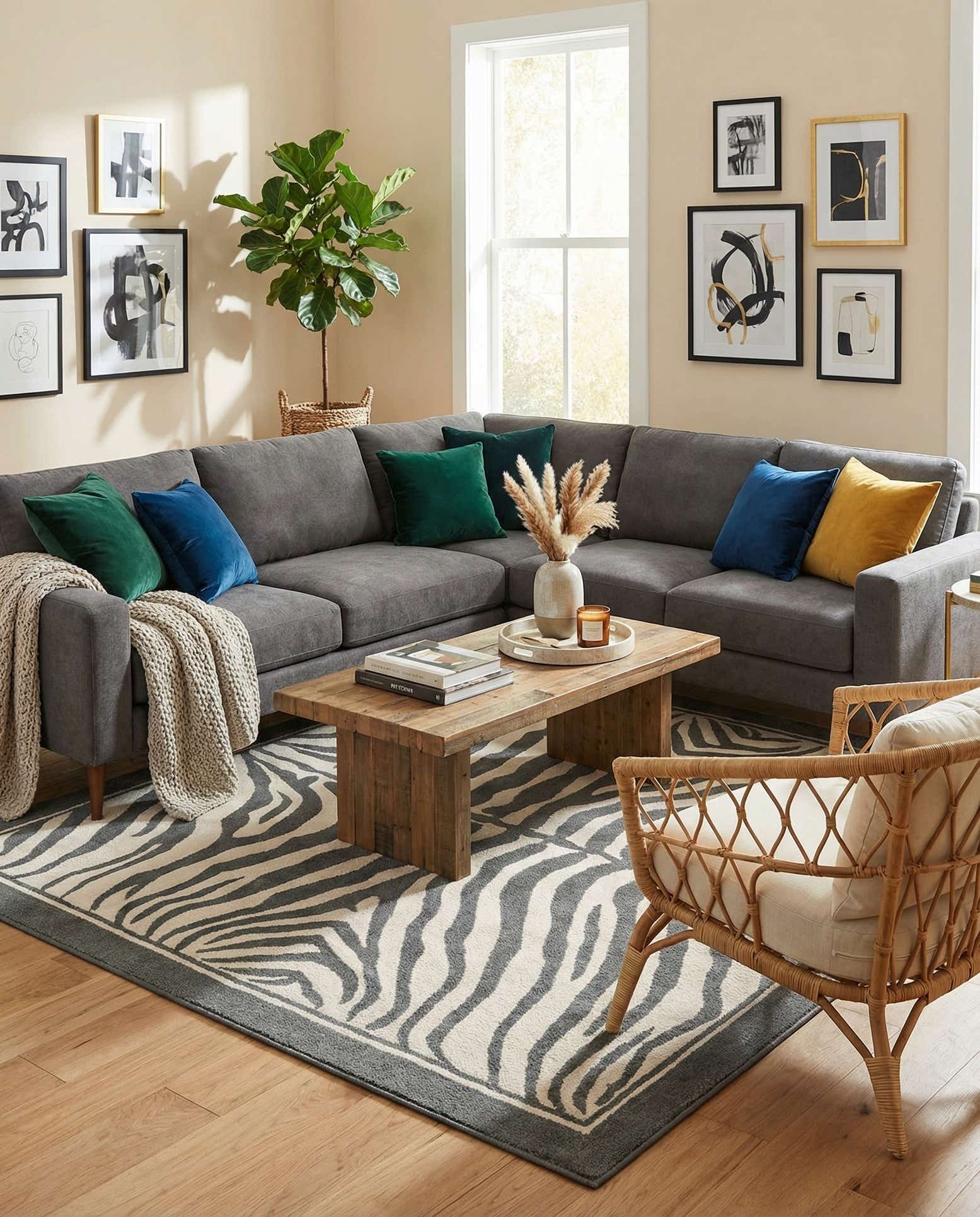 7' 10 x 7' 10 Savannah Square Rug