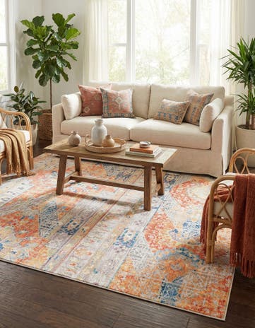 Orange Madrid Rug