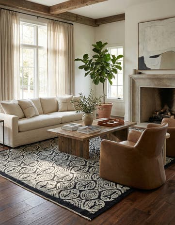 8' 4 x 10' 1 Hand Knotted Darya Wool Rug