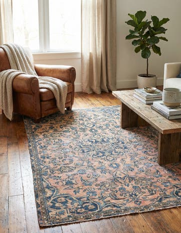 3' 3 x 5' 5 Hand Knotted Ultra Vintage Persian Wool Rug
