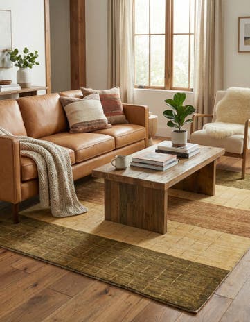 4' 11 x 6' 5 Hand Knotted Modern Ziegler Oriental Rug