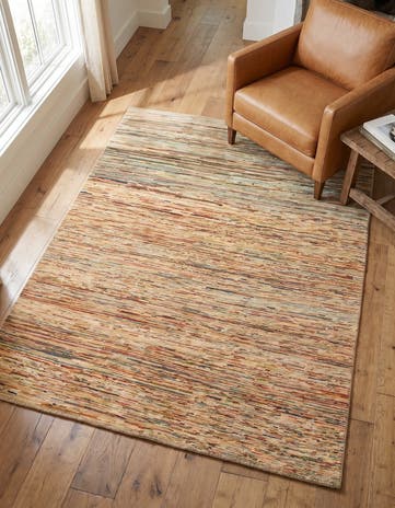 5' x 6' 4 Hand Knotted Modern Ziegler Oriental Rug