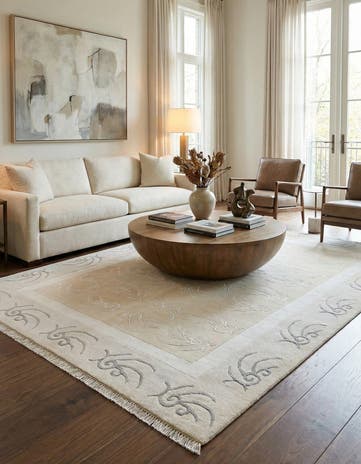5' 7 x 7' 10 Hand Knotted Darya Wool Rug