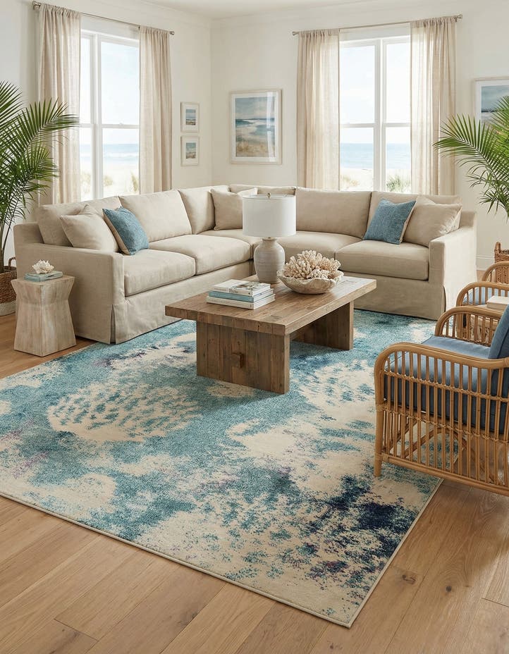 10' x 14' 1 Washable Amalfi Rug