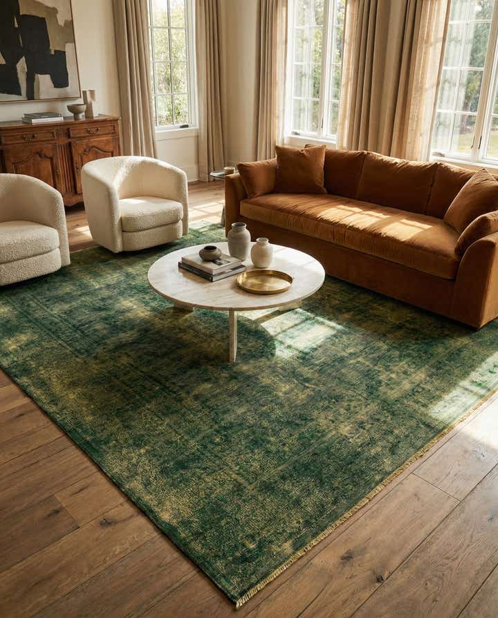 7' x 10' 2 Hand Knotted Ultra Vintage Persian Wool Rug