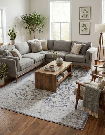 7' 6 x 10' 6 Washable Timeless Rug