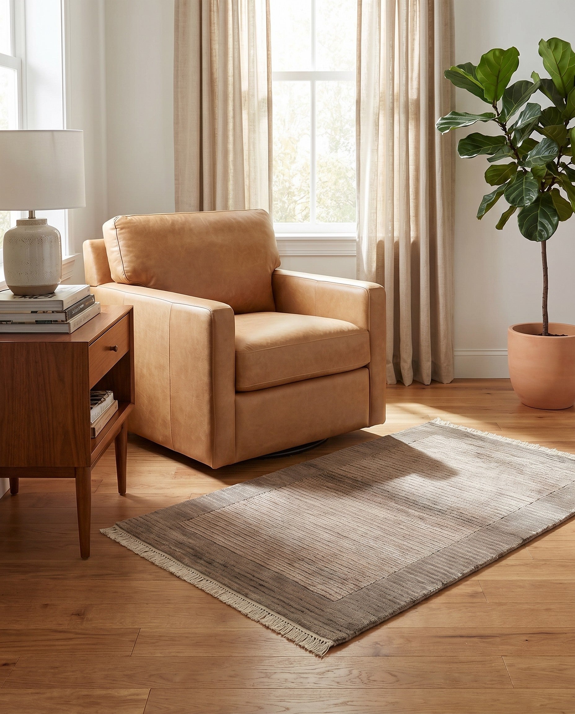 2' 7 x 5' Hand Knotted Darya Wool Rug