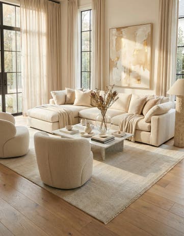 7' 10 x 9' 11 Kamla Wool Rug