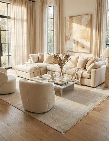 7' 10 x 9' 11 Kamla Wool Rug