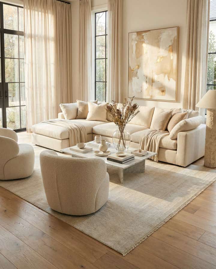 7' 10 x 9' 11 Kamla Wool Rug