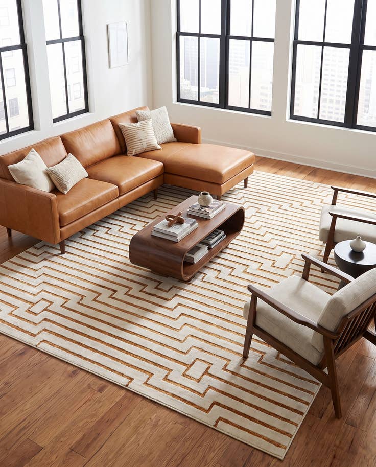 Detail image of 10' x 13' Vogue Geo Rug