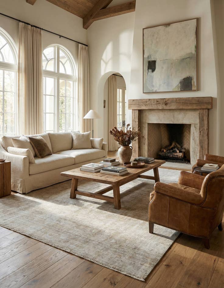 Detail image of  9' 3 x 12'  Hand Knotted Ultra Vintage Persian Wool Rug