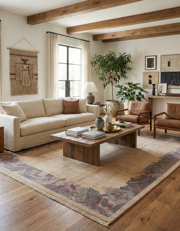 8' 3 x 11' 5 Hand Knotted Tibet Wool Rug