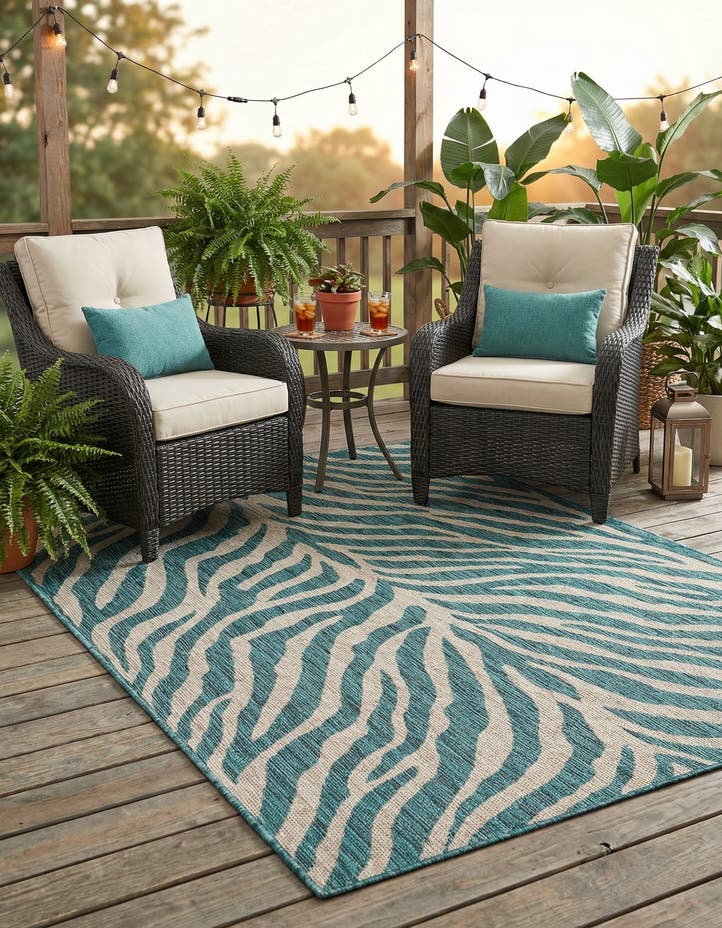 4' x 6' Easy-Clean Safari Indoor / Outdoor...