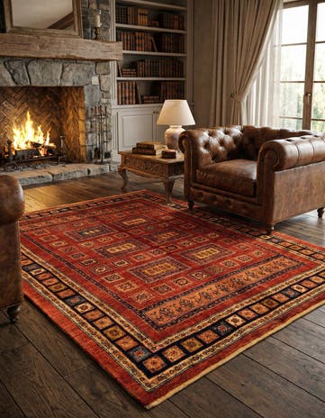 5' 3 x 7' 1 Luribaft Wool Rug