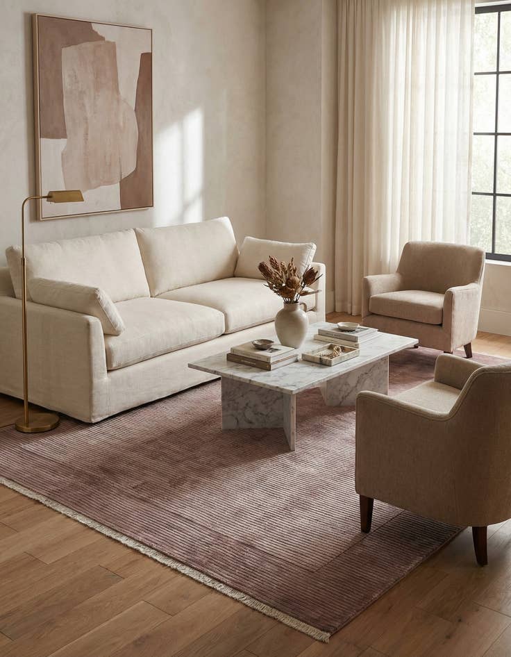 Detail image of  6' 6 x 9' 10  Hand Knotted Darya Wool Rug