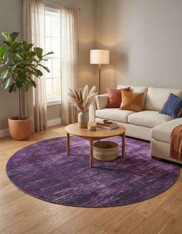 7' 7 x 7' 7 Asha Round Rug