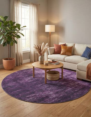 7' 7 x 7' 7 Asha Round Rug