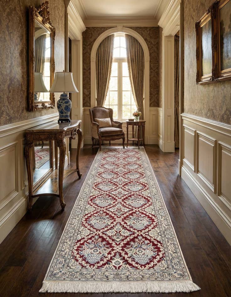 Detail image of 3' 3 x 13' 5 Nain Runner Rug