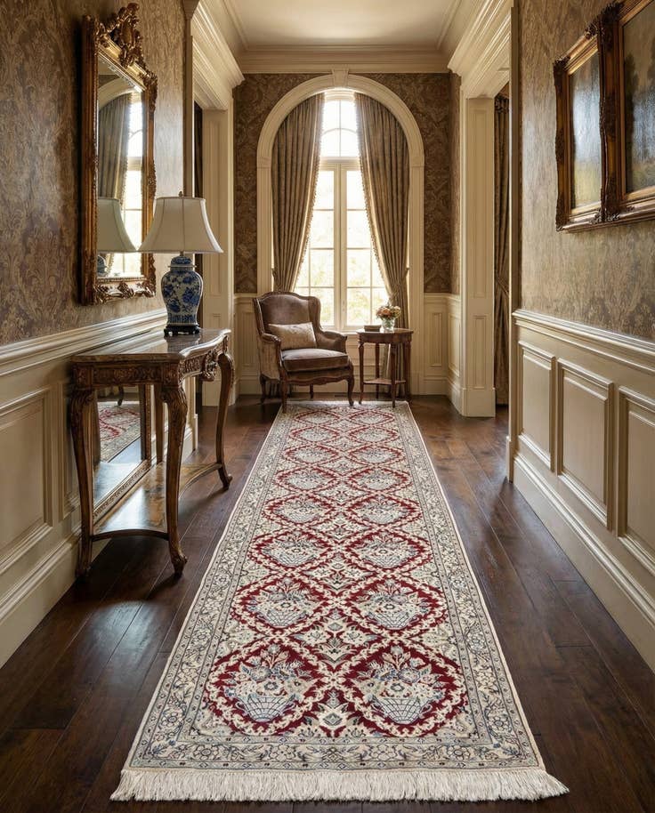 Detail image of 3' 3 x 13' 5 Nain Runner Rug