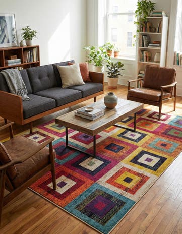 Washable Hyacinth Rug