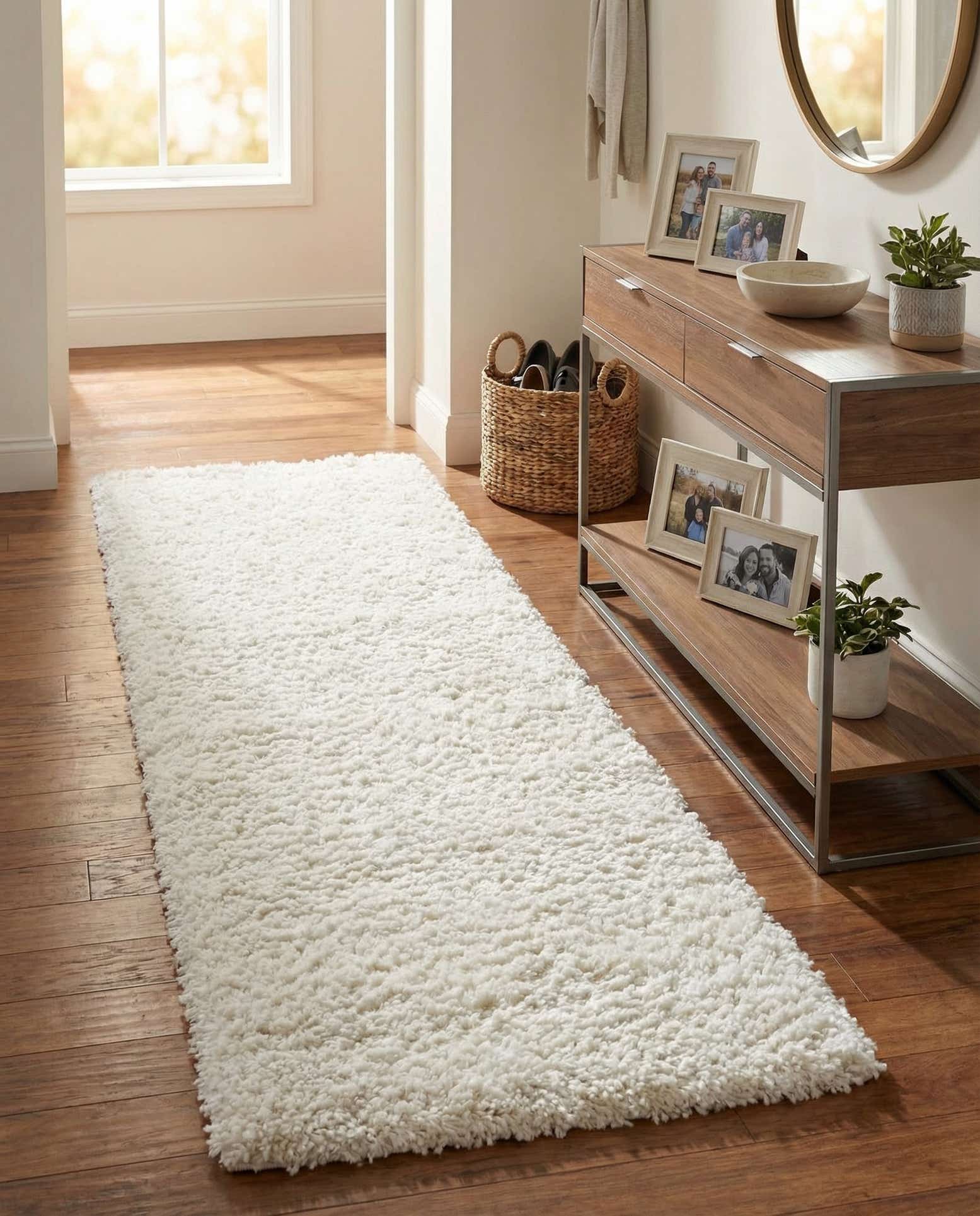 2' x 7' Zermatt Shag Runner Rug