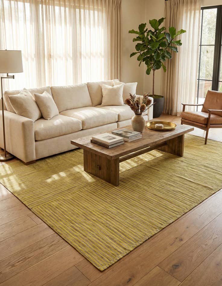 Detail image of 6' 10 x 9' 8  Hand Woven Kilim Modern Wool Rug