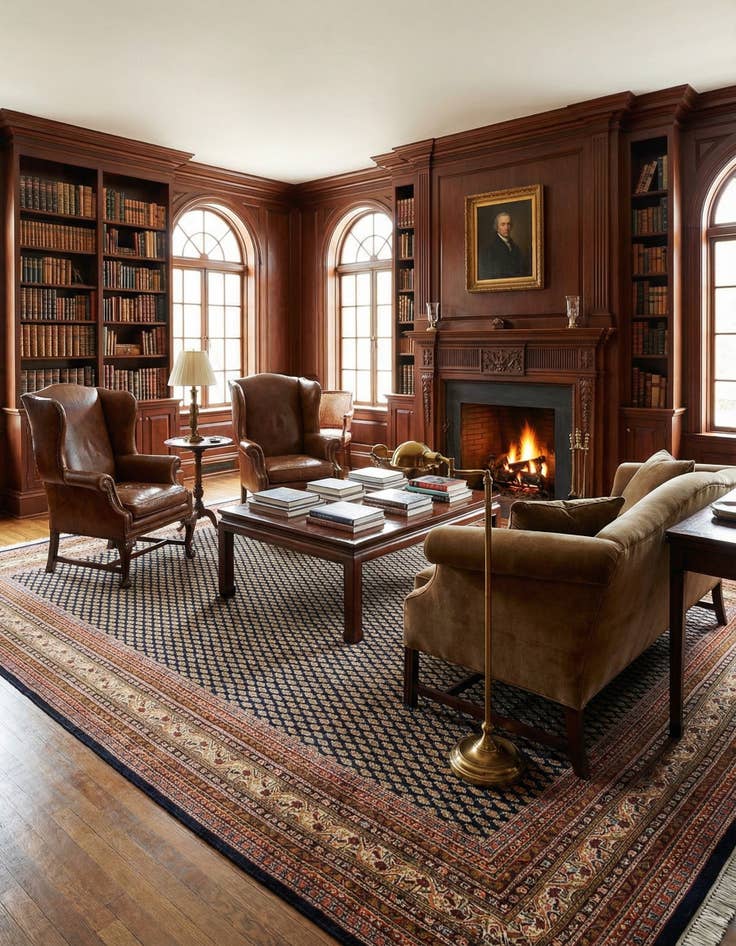 Detail image of  8' 3 x 11' 3 Mir Wool Rug