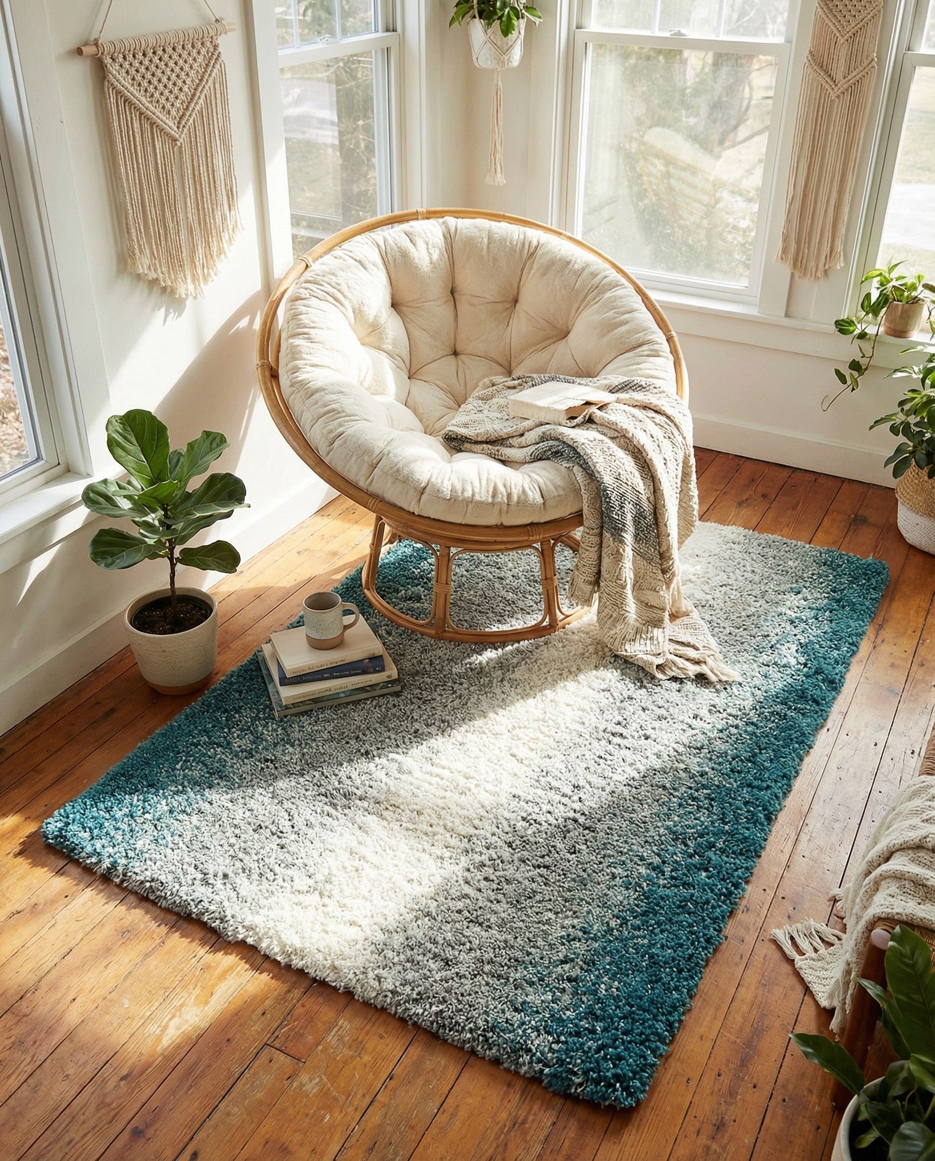 3' 3 x 5' 3 Soft Touch Shag Rug