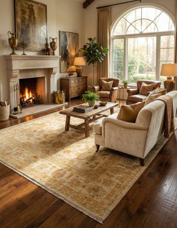 8' 5 x 9' 10 Kaizar Wool Rug