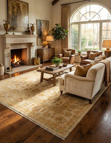 8' 5 x 9' 10 Kaizar Wool Rug