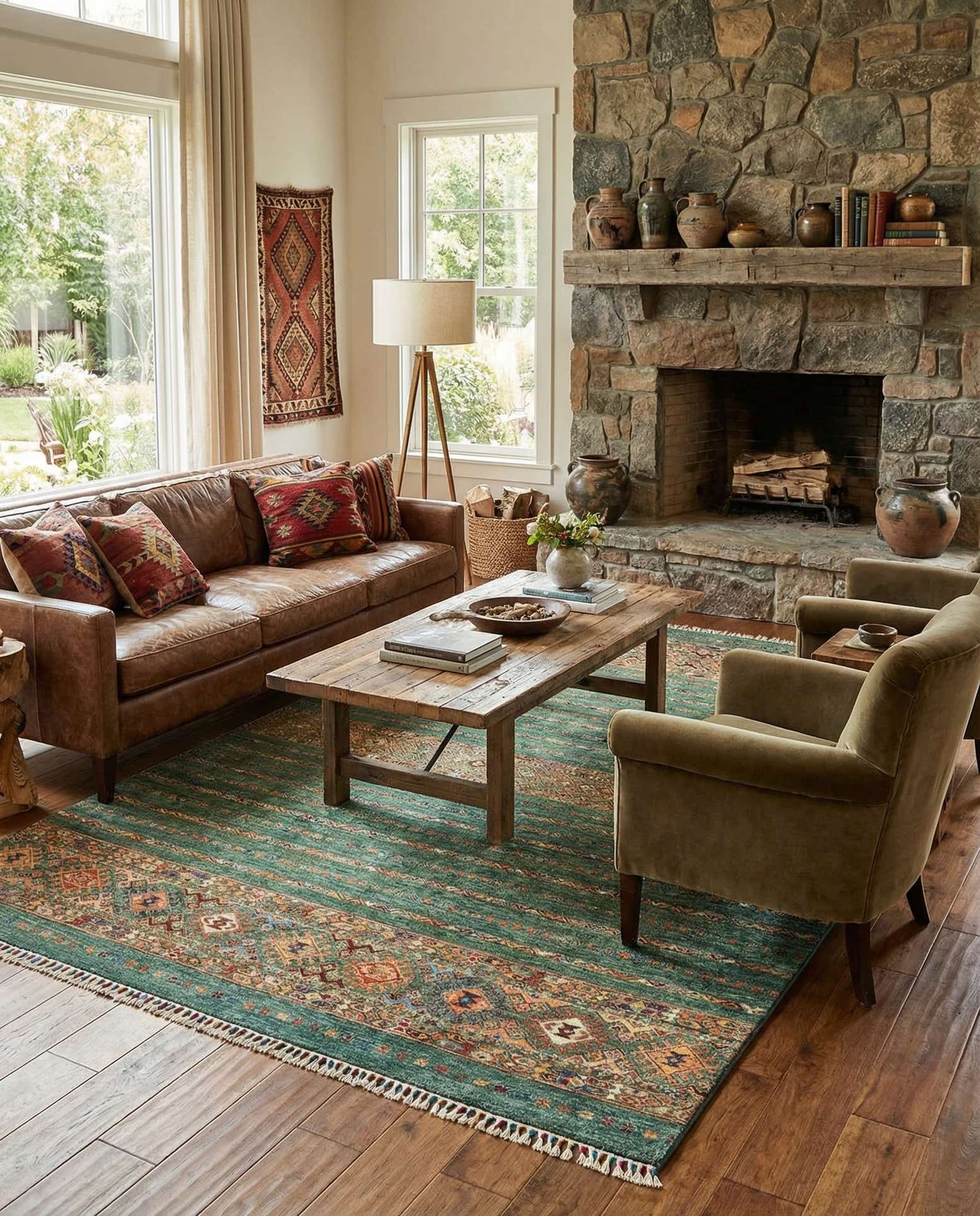 5' 9 x 7' 10 Ariana Ziegler Wool Rug
