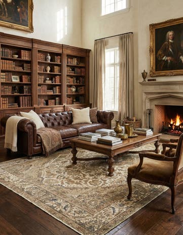 10' 1 x 13' 1 Hand Knotted Vintage Royal Persian Wool Rug