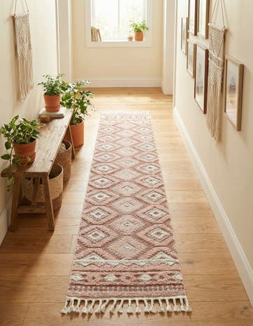2' 7 x 12' Boho Runner Rug