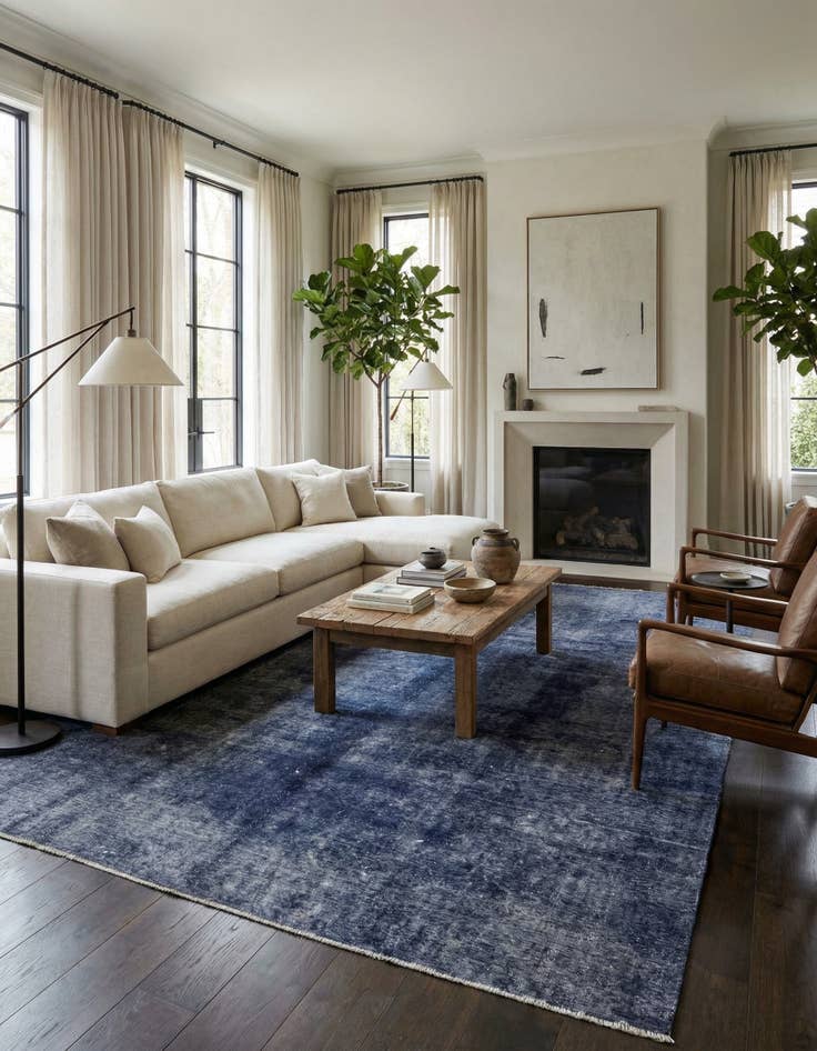 Detail image of 8' 7 x 12' 5  Hand Knotted Ultra Vintage Persian Wool Rug