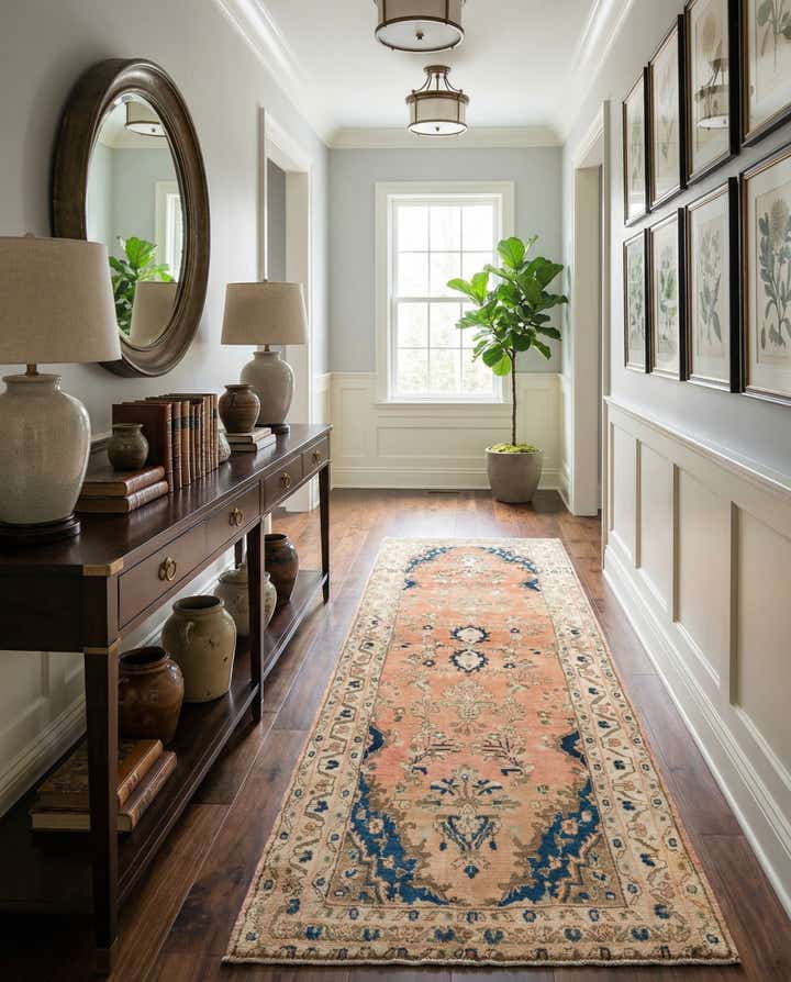 3' 3 x 8' Hamedan Rug