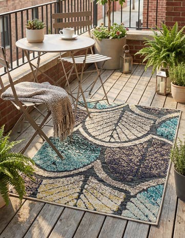 2' x 3' Easy-Clean Casablanca Indoor / Outdoor Rug