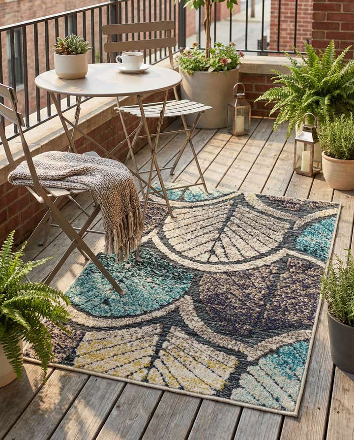 2' x 3' Easy-Clean Casablanca Indoor / Outdoor Rug