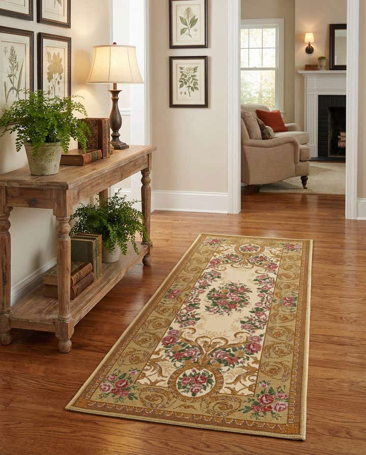 2' x 5' Easy-Clean Traditional Indoor / Outdoor Runner Rug