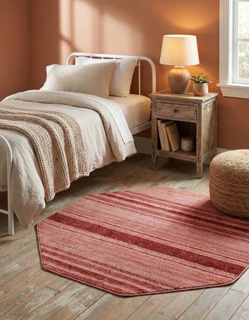 4' x 4' Gemstone Octagon Rug