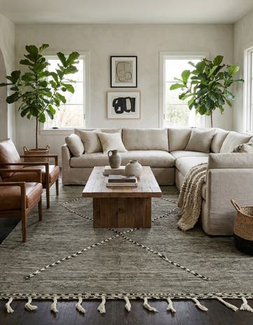 7' 6 x 10' 1 Hand Knotted Moroccan Wool Rug