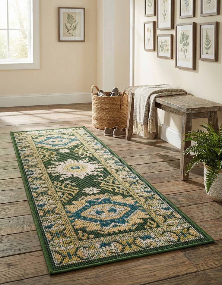 Detail image of 2' x 5' Easy-Clean Baja Indoor / Outdoor Runner Rug