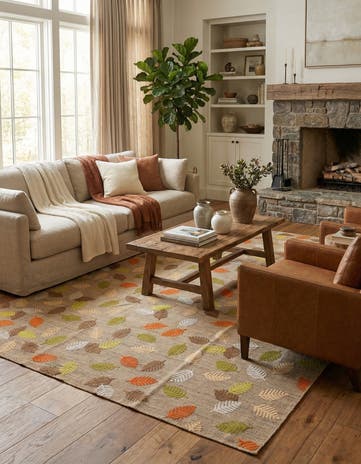 7' 5 x 9' 7 Hand Woven Kilim Modern Rug