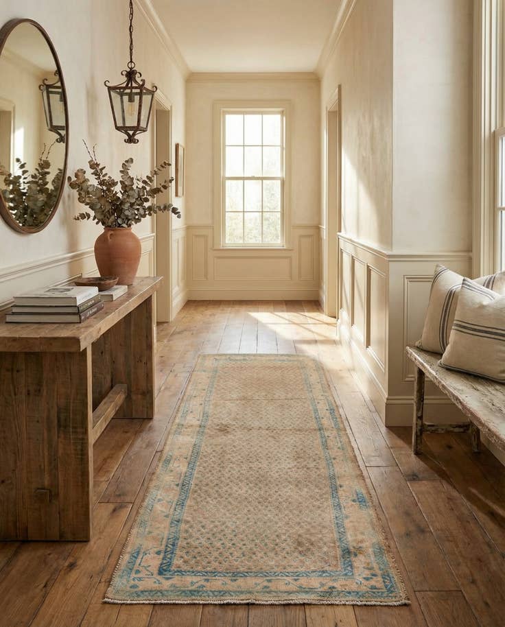 Detail image of 3' 7 x 10' 4 Hand Knotted Ultra Vintage Persian Wool Runner Rug