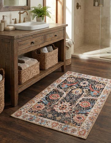 2' x 3' 1 Washable Timeless Rug